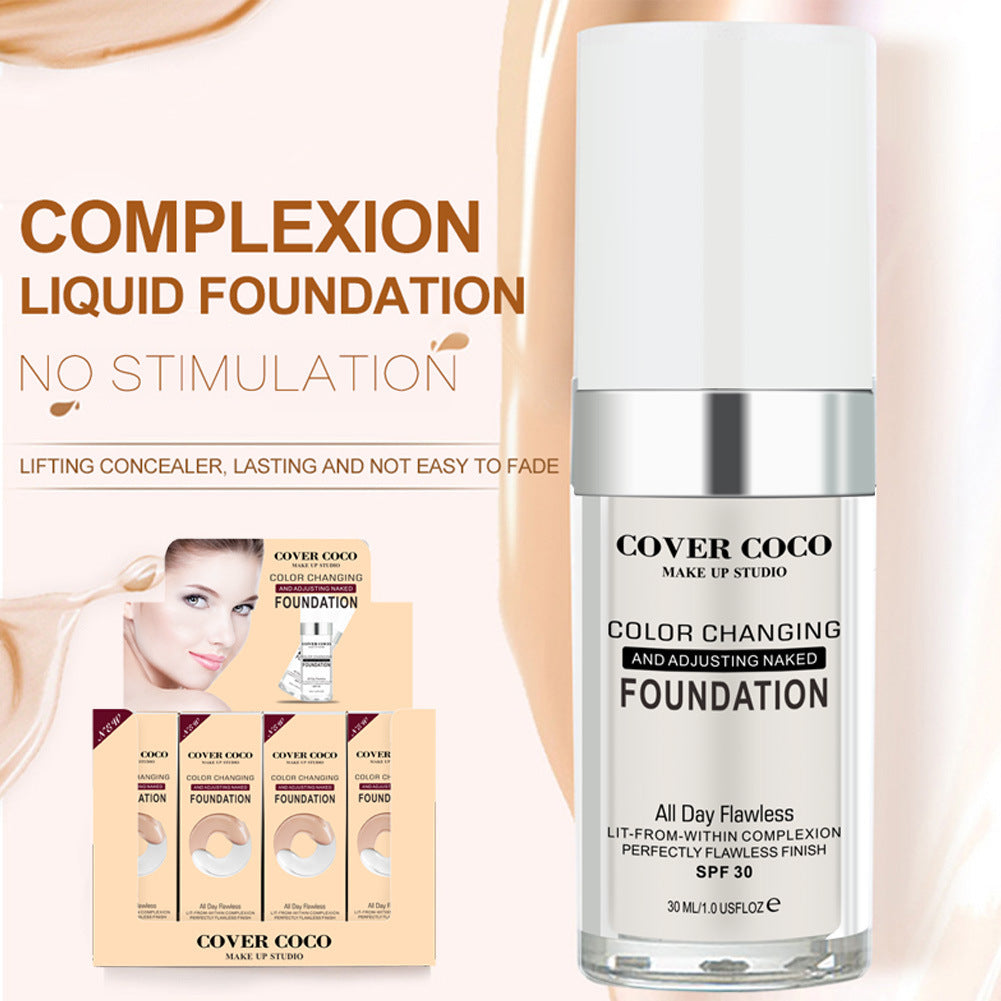 Color Changing Liquid Foundation