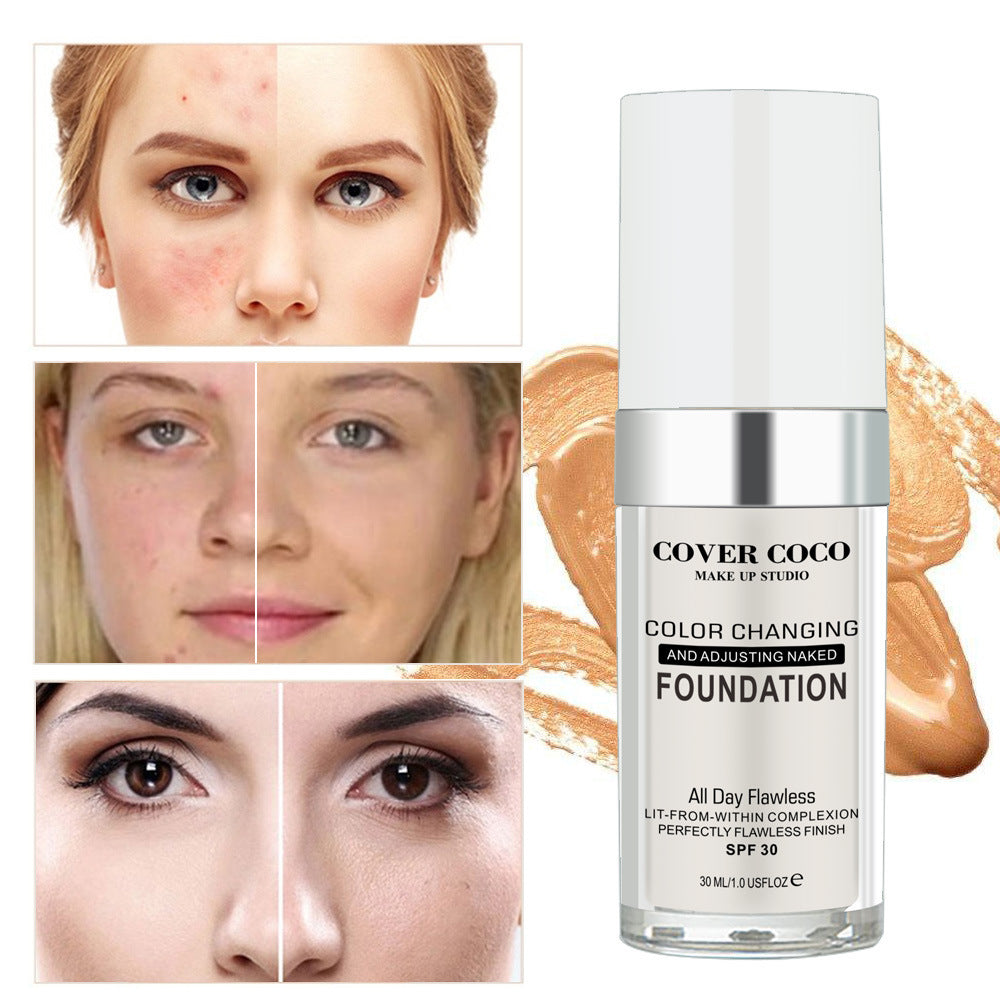 Color Changing Liquid Foundation