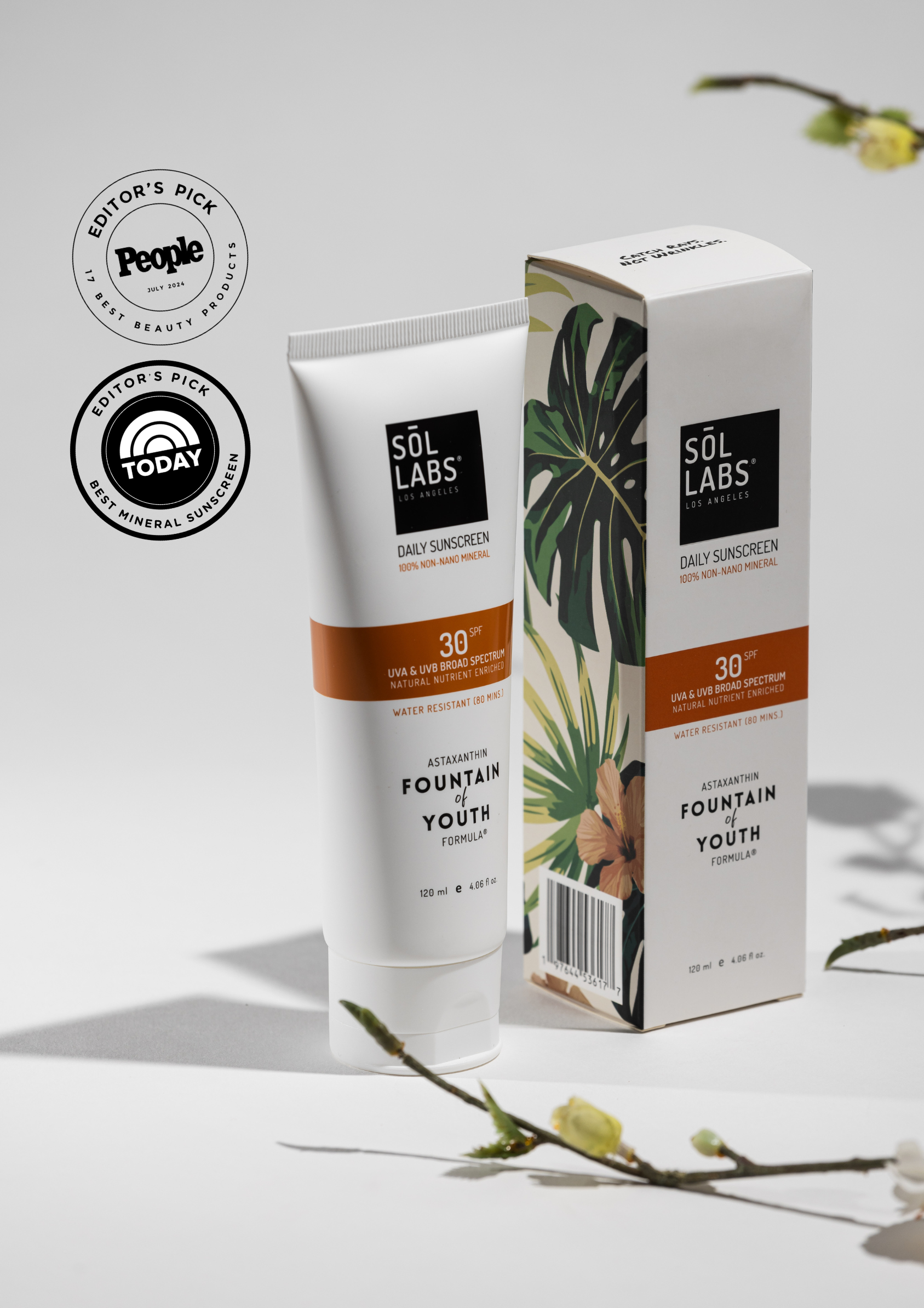 Natural Mineral SPF 30 Sunscreen Lotion