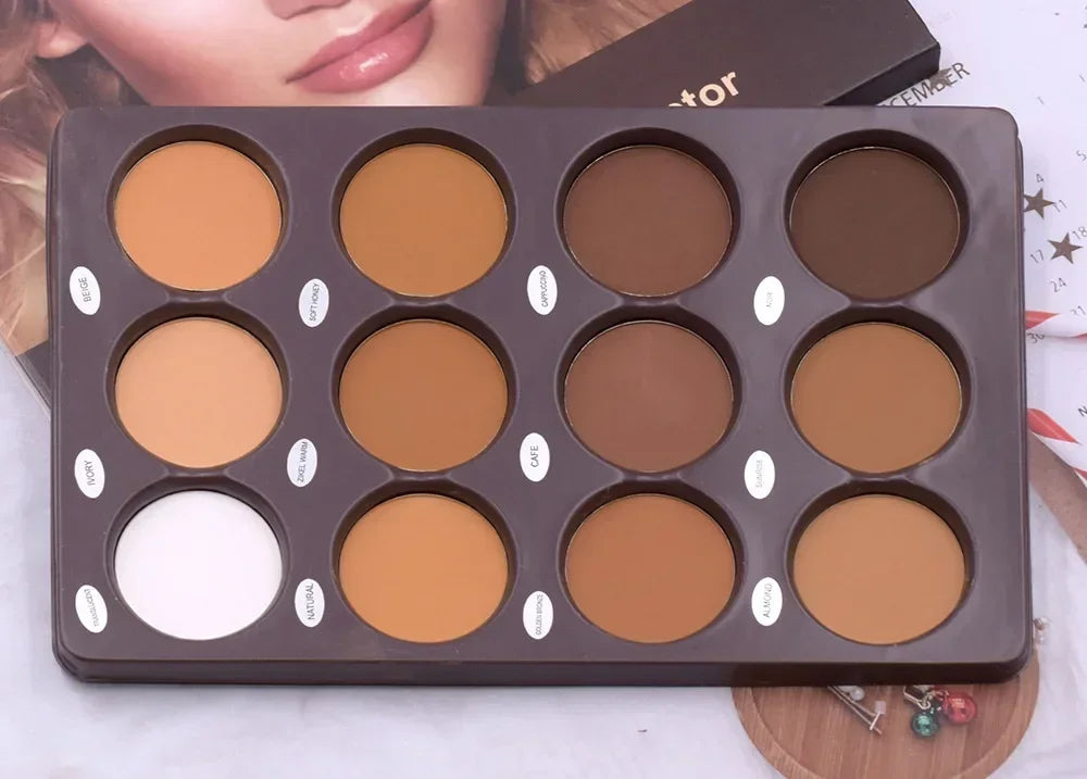 Matte Foundation & Contour Palette