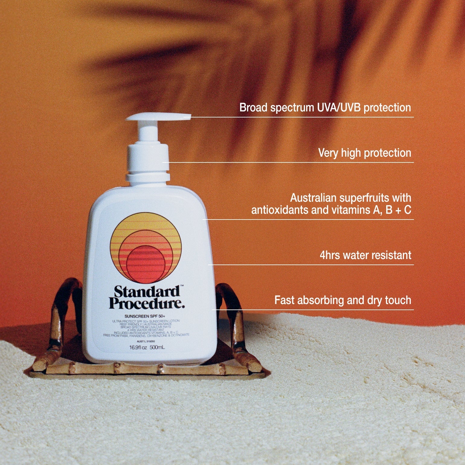 SPF 50+ Sunscreen 500ml