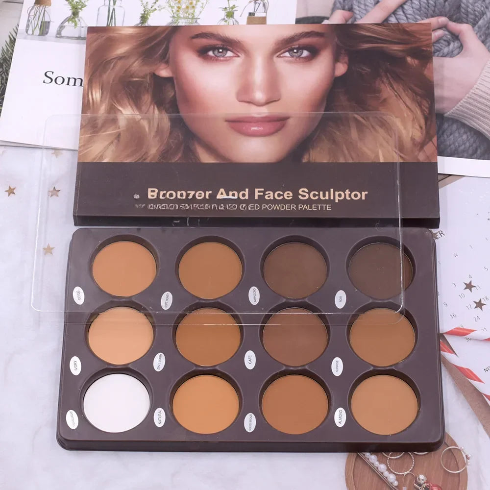 Matte Foundation & Contour Palette