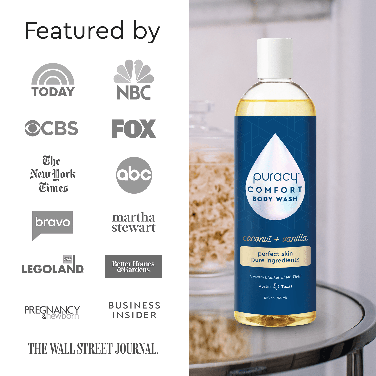 Puracy Awake Body Wash